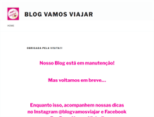 Tablet Screenshot of blogvamosviajar.com